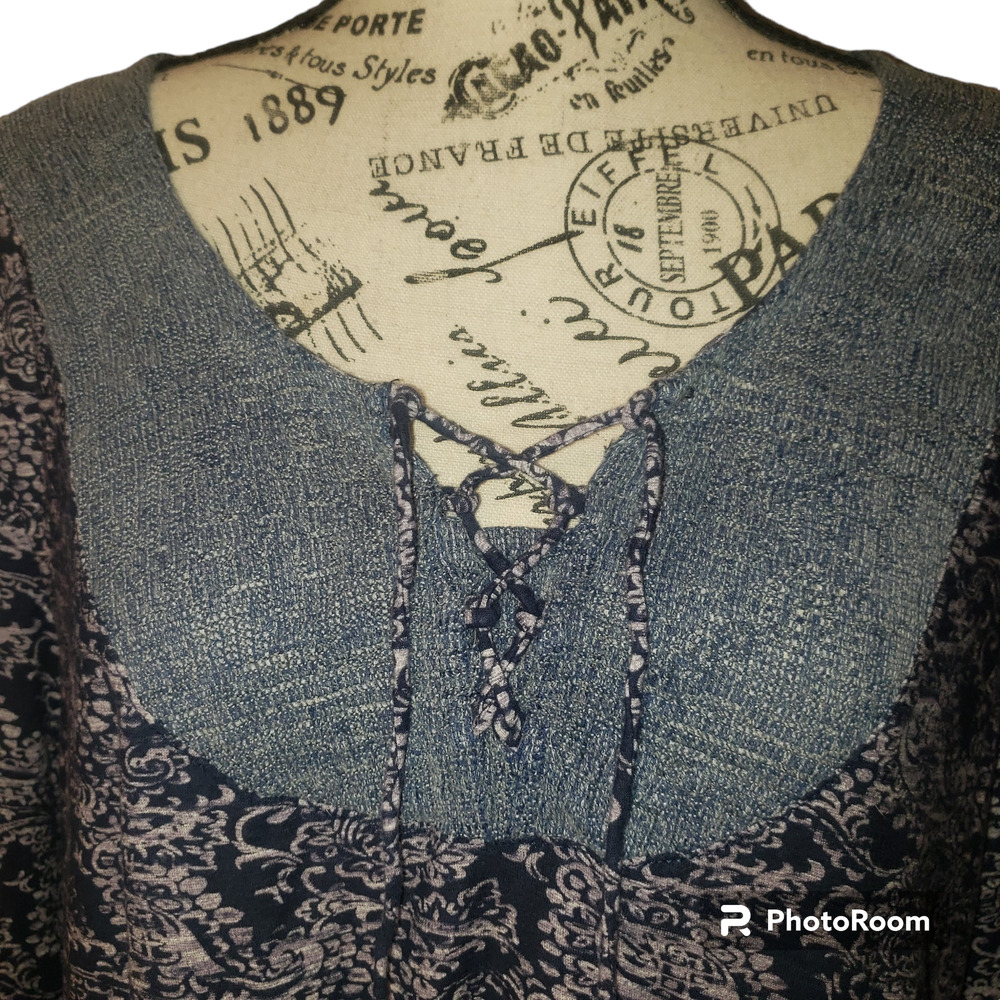 Anthropologie Akemi + Kin Marcella Floral Boho Top | Large - Picture 6 of 11